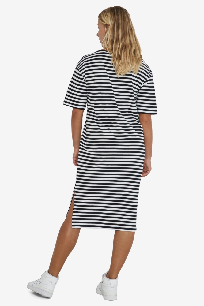 NMMAYDEN 2/4 DRESS NOOS 27005758 Black/BRIGHT WHITE